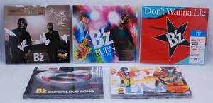 【新品】B'z CDシングル6枚セット「IT'S SHOWTIME」「Don't Wanna Lie」「BURN フメツノフェイス」「SUPER LOVE SONG」「永遠の翼」 未開封