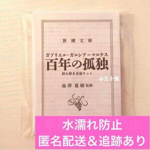 百年の孤独 池澤夏樹 読み解き支援キット 折本 大きめサイズ