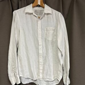 無印良品 長袖シャツ リネン 麻