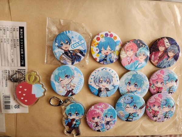 すとぷり 缶バッジ アクリルキーホルダー