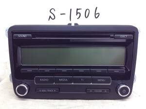 S-1506　VW純正　1K0035183　CDデッキ