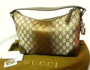 美品 グッチ GUCCI GG ハートビット ハンドバッグ ショルダーバッグ 269959 F851G 9720 正規店購入品