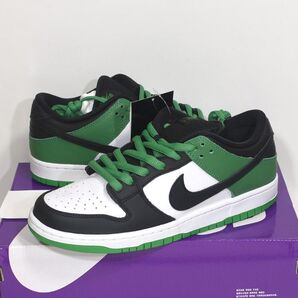 27cm Nike SB Dunk Low Pro Black and Classic Green BQ6817-302 US9
