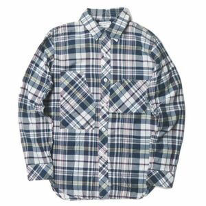 Engineered Garments engineered garments Miner Shirt - Madras Plaidma гонг s проверка ma инерция tsuXS темно-синий Work *j3432