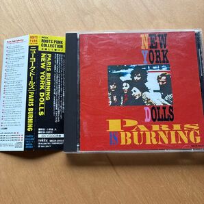 NEW YORK DOLLS Paris Burning パリスバーニング ニューヨークドールズ 日本盤 帯付