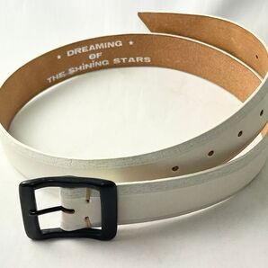 DREAMING OF THE SHINING STARSヌメ革ベルト 白