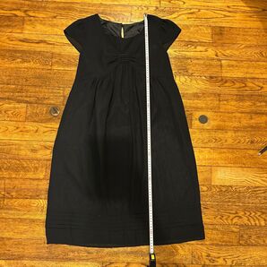 フォーマルドレス マタニティ 授乳服 お宮参り 冠婚葬祭法事 速乾 黒ワンピース 授乳しやすいように両サイドにチャック付き