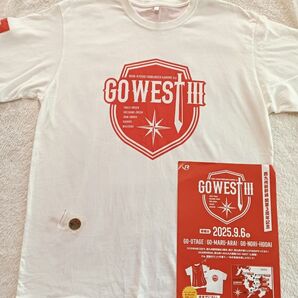 【限定】JR九州 西九州新幹線「GO WEST Ⅲ」記念セット(Tシャツ/ピンバッジ/チラシ)