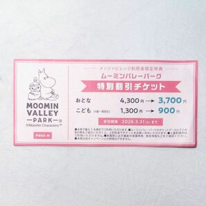 ムーミンバレーパーク 特別割引チケット 5名まで利用可