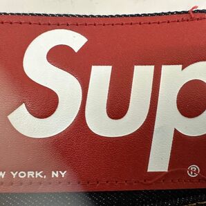 Supreme NEW YORK, NY ボックスロゴ デニム赤パッチ 赤ミミ ビンテージ リジットタイプ 半タグ付未使用 34