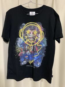 グラム glamb SPACE MONKEY Tスペースモンキー プリントTシャツ ブラック サイズMS 