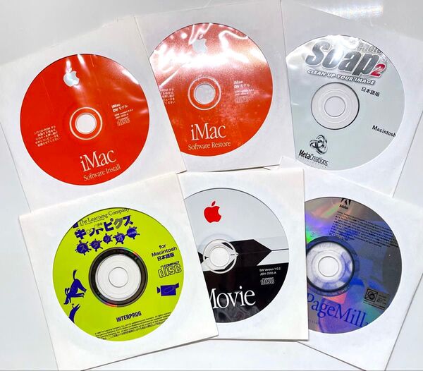 Apple iMac DVモデル 専用 リカバリーディスク OS9.0.3他 ソフトウェアCDセット 現状品(動作未確認)
