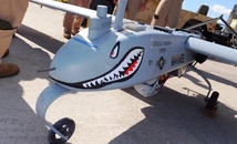 【VMU-1】Watchdogs ドローン MQ-9A Reaper 米海兵隊無人遠隔操作偵察機 USMC YUMA UAV TシャツサイズL　MAG-13_画像4