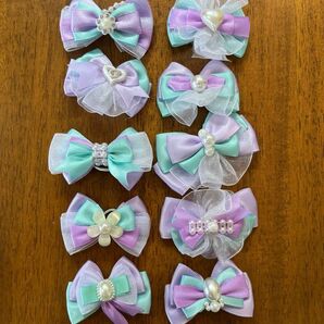 【40個セット販売】犬用トリミングリボン 中サイズ