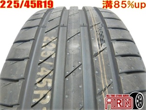 225/45R19 KUMHO ECSTA PS71 中古 夏タイヤ 1本 単品 C-HR レガシィ デュアリス ジューク CX-3 CR-V などに 中古タイヤ 19インチ