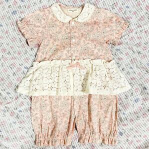 【sense of wonder】花柄ロンパース