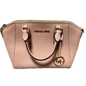 マイケルコース MICHAEL KORS ミニボストンバッグ ハンドバッグ ショルダーバッグ ピンク レッド