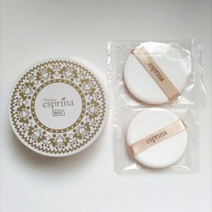 新品 ヴィブリアン エスプリーナRG2Ⅱ ファンデーションケース + 替えパフ×2個 クッションファンデ用 スポンジ