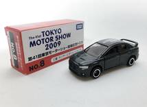 トミカ　東京モーターショー開催記念2009　三菱　ランサー　ランエボ　mitsubishi lancer evo　Ⅹ tomica tomy_画像1