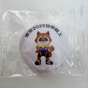 【新品未開封】世界陸上2025 リクワン缶バッチ 缶バッジ 世界陸上