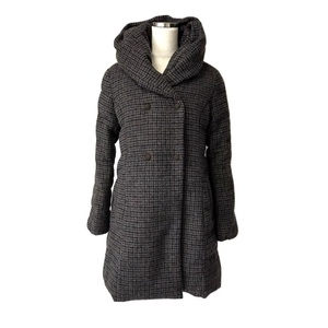  Kumikyoku KUMIKYOKUk Miki .k tweed down jacket 129532