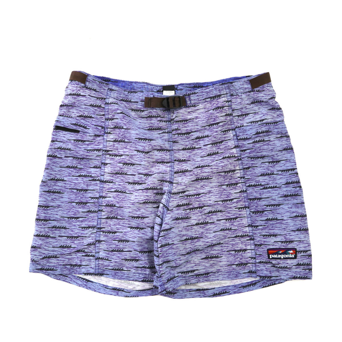 patagonia 波タグ アルパイン柄リバーショーツ XL VINTAGE www