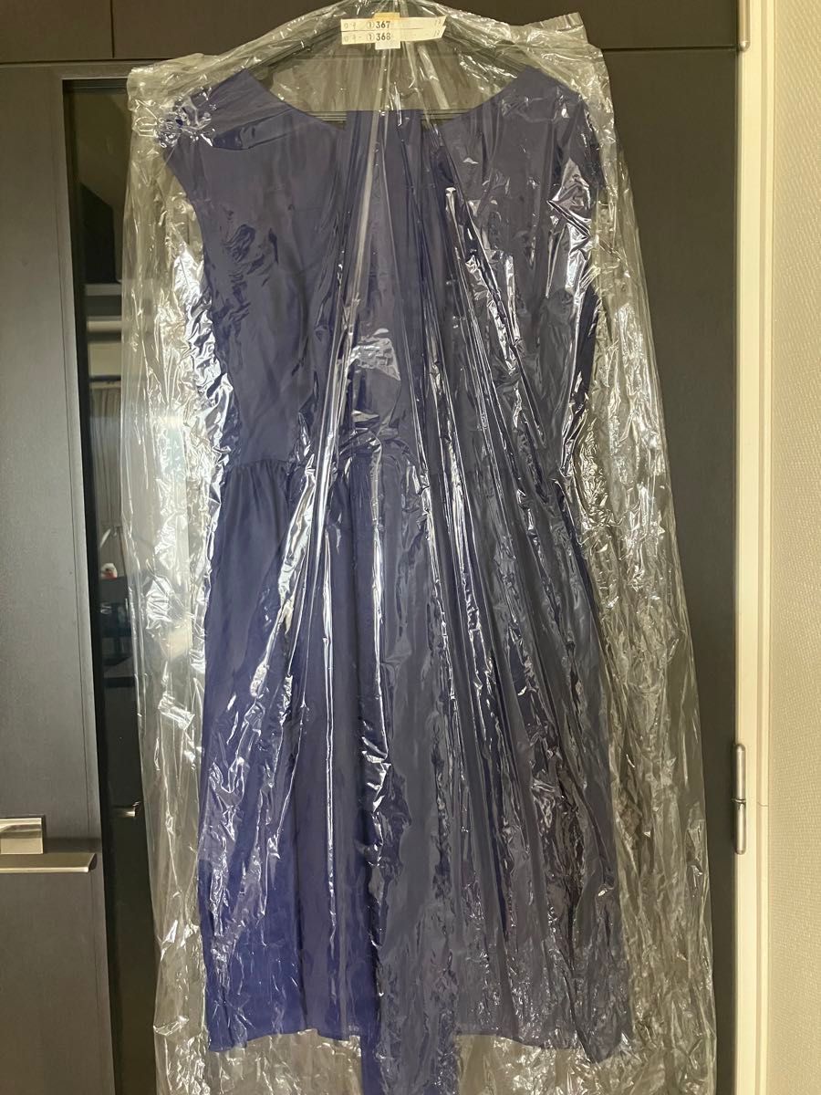 ロングワンピース ワンピース パーティードレス ドレス お呼ばれ フォーマル　ネイビー　紺色