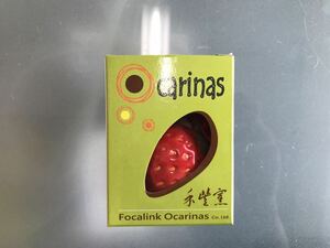 【未使用】Focalink Ocarinas Carinas オカリナ　イチゴ　ミニオカリナ