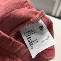 送料無料★女の子ベビー80サイズ3点まとめ売り★新品タグ付き 甚平 浴衣★babygap ニットカーディガン UNIQLOパンツ#20918sj50_画像8