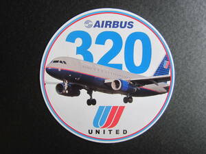  United Airlines #A320# Star a Ryan s#2000 year # sticker 