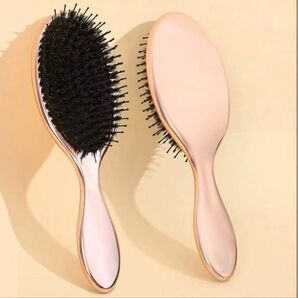 ヘアブラシ 【3層構造 柔らかいブラシピン 頭皮マッサージ