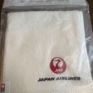 JAL 日本航空 今治タオル ハンドタオル ホワイト 未使用