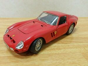 s006k burago Ferrari 250GTO 1962 1/24 BBurago ferrari minicar die-cast red made in italy minicar 