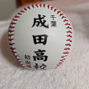 【希少】【美品】成田高校 校名ボール 初出場記念 唐川侑己