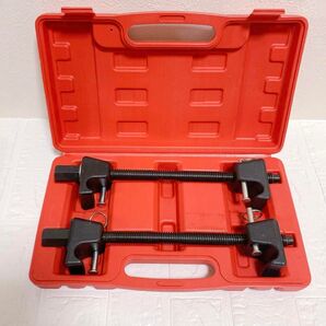 ストラット スプリング コンプレッサー ツール キット ロックピン付き 作業用 CR-V鋼 2個セット