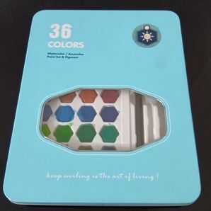 固体水彩絵の具セット 36色