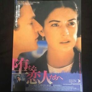 【クーポンご利用どうぞ】映画チラシ フライヤー ちらし 堕ちた恋人たちへ