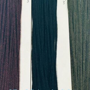 27:杢 コード 3色 各8m 紐 リリアン 美品