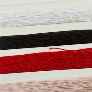 79:コード 4色セット 各10m 紐 リリアン 美品