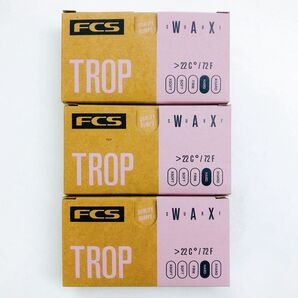 FCS サーフィン wax ワックス トロピカル tropic 3個 surfing surfboard サーフボード No940