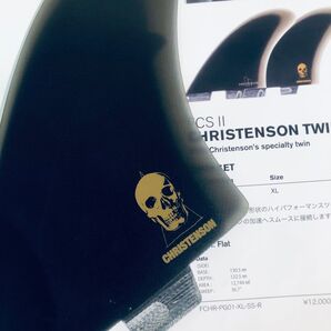 FCS2 FCS FCSII fin フィン クリステンソン twin ツイン christenson black 黒 cc
