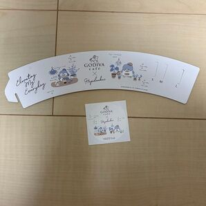 GODIVA Cafe はぴだんぶい スリーブとシール