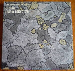 ■【紙ジャケCD/美品】 TODD RUNDGREN & UTOPIA - LIVE IN TOKYO '79 トッド・ラングレン ユートピア