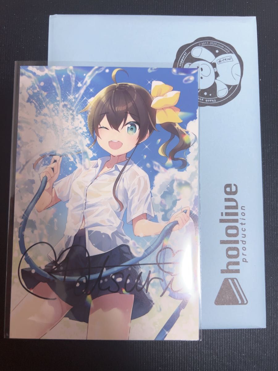 戌神ころね 誕生日記念ボイス2020 直筆メッセージ入りポスト