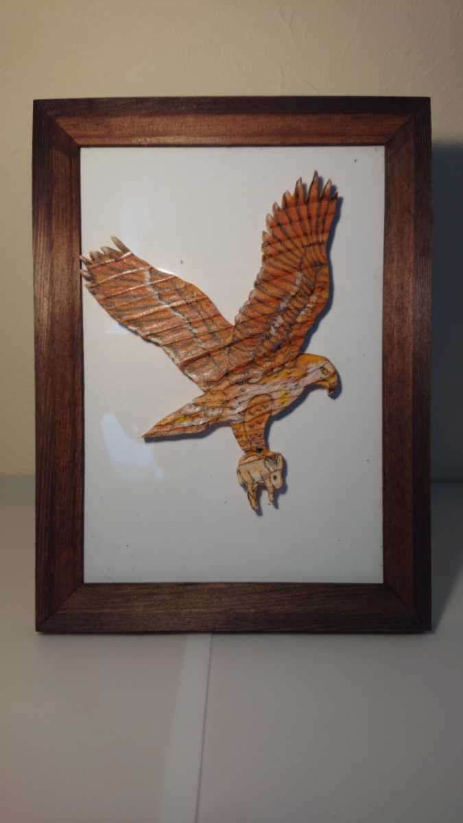 Carpintería (águila real), caza de conejos, Artículos hechos a mano, interior, bienes varios, ornamento, objeto