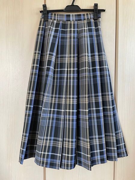 【未使用】ハニーズ グラシアルッソ チェックプリーツスカート ブルー Sサイズ