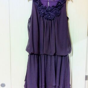 レストローズ ドレス ワンピース サイズMT ひざ丈 ノースリーブ