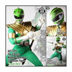 Ace Toyz 1/6 Power Ranger Kyouryuu Sentai ZyuRanger Green set inspection rah hot toys 