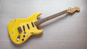 .Squier by Fender STRAT.....(MOD). желтый .
