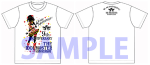 THE IDOLM@STER 9th ANNIVERSARY EXTRA Tシャツ(VIVID SHADOW)　◆ホワイト